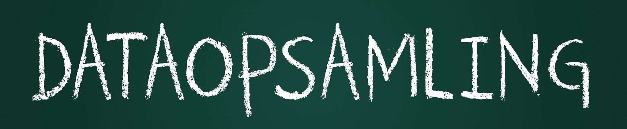 dataopsamling beskåret til hjemmesiden