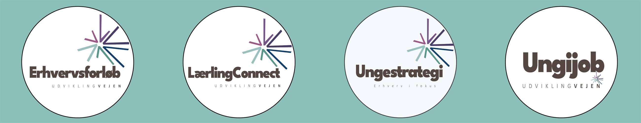 samlet banner uv nyhedsbrev logoer ungeindsats